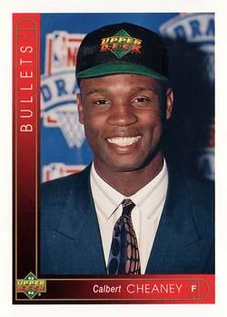 1993-94 Upper Deck Calbert Cheaney Variant #164 card image