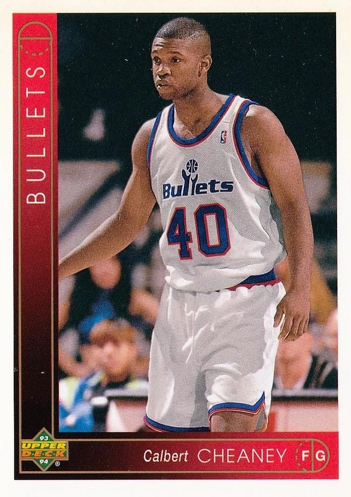 1993-94 Upper Deck Calbert Cheaney Variant #354 card image