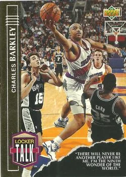 1993-94 Upper Deck Charles Barkley Locker Talk #LT8 card image