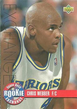 1993-94 Upper Deck Chris Webber EXCH Rookie Exchange Silver #RE1 card image