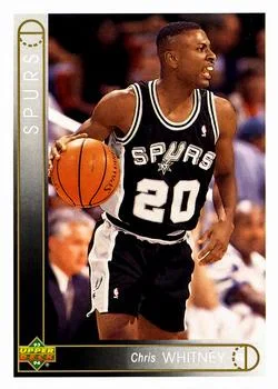 1993-94 Upper Deck Chris Whitney Variant #371 card image