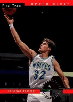 1993-94 Upper Deck Christian Laettner All-Rookie Team #AR3 card image