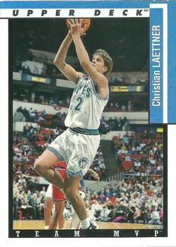 1993-94 Upper Deck Christian Laettner Team MVP #TM16 card image