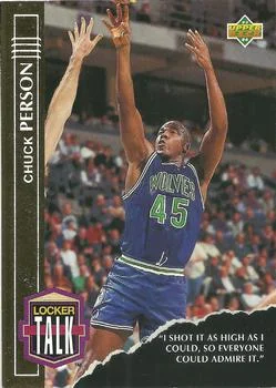 1993-94 Upper Deck Chuck Person Locker Talk #LT10 card image