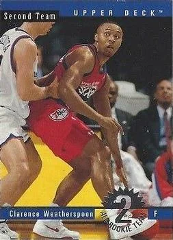 1993-94 Upper Deck Clarence Weatherspoon All-Rookie Team #AR9 card image