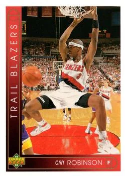 1993-94 Upper Deck Cliff Robinson Variant #124 card image