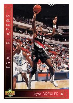 1993-94 Upper Deck Clyde Drexler Variant #90 card image