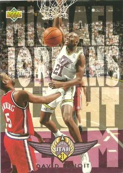 1993-94 Upper Deck David Benoit Michael Jordan's Flight Team #FT3 card image