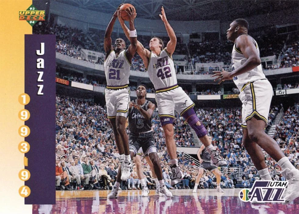 1993-94 Upper Deck David Benoit / Larry Krystkowiak Variant #235 card image