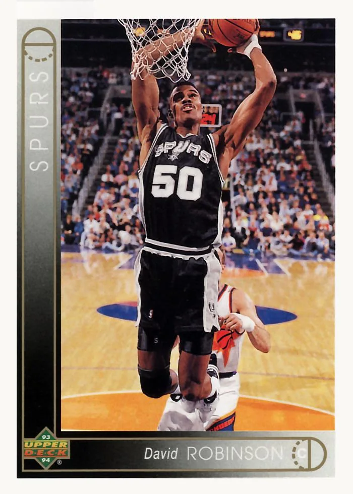 1993-94 Upper Deck David Robinson Variant #50 card image