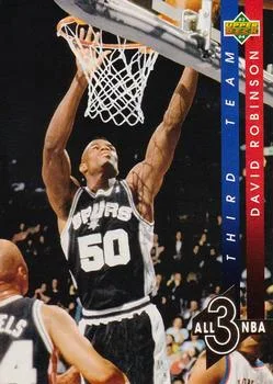 1993-94 Upper Deck David Robinson All-NBA #AN13 card image