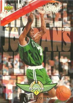 1993-94 Upper Deck Dee Brown Michael Jordan's Flight Team #FT4 card image
