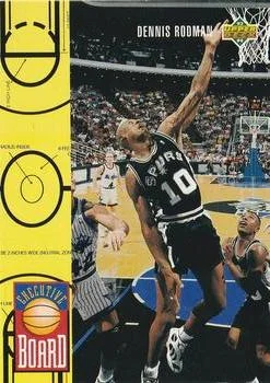 1993-94 Upper Deck Dennis Rodman EB Variant #421 card image