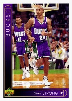 1993-94 Upper Deck Derek Strong Variant #313 card image
