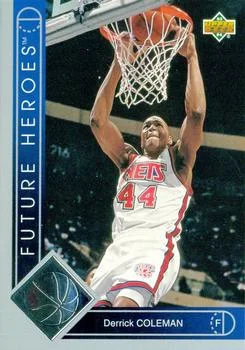 1993-94 Upper Deck Derrick Coleman Future Heroes #28 card image