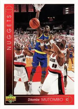 1993-94 Upper Deck Dikembe Mutombo Variant #55 card image
