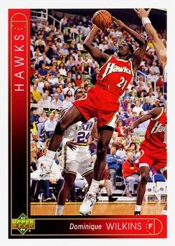 1993-94 Upper Deck Dominique Wilkins Variant #290 card image