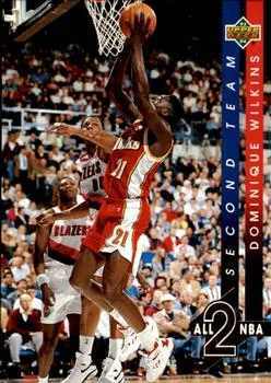 1993-94 Upper Deck Dominique Wilkins All-NBA #AN6 card image