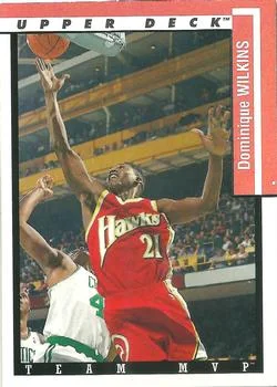 1993-94 Upper Deck Dominique Wilkins Team MVP #TM1 card image