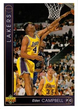 1993-94 Upper Deck Elden Campbell Variant #123 card image
