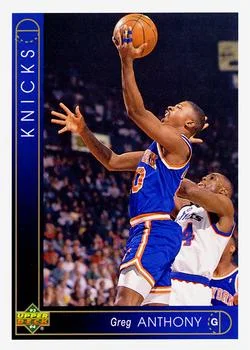 1993-94 Upper Deck Greg Anthony Variant #292 card image