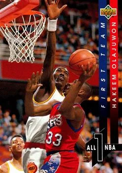 1993-94 Upper Deck Hakeem Olajuwon All-NBA #AN3 card image