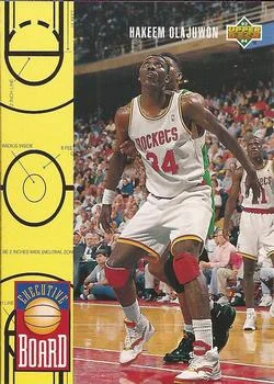 1993-94 Upper Deck Hakeem Olajuwon EB Variant #425 card image