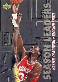 1993-94 Upper Deck Hakeem Olajuwon SL Variant #170 card image