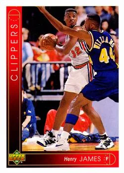 1993-94 Upper Deck Henry James Variant #377 card image