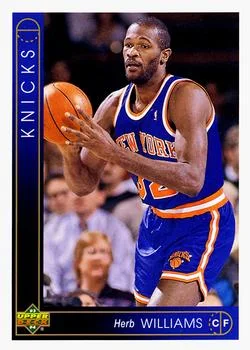 1993-94 Upper Deck Herb Williams Variant #315 card image