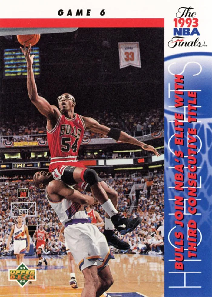 1993-94 Upper Deck Horace Grant FINGame 6 Variant #203 card image
