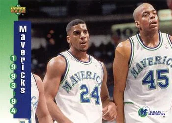 1993-94 Upper Deck Jim Jackson / Sean Rooks Variant #215 card image