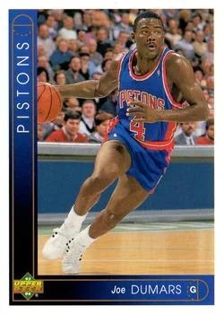 1993-94 Upper Deck Joe Dumars Variant #42 card image