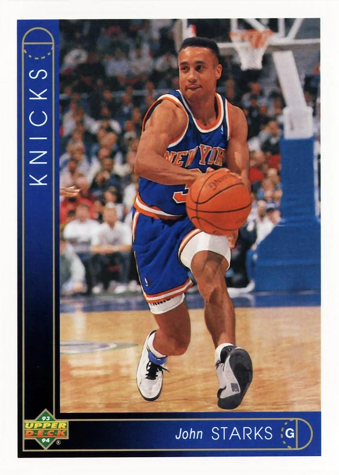 1993-94 Upper Deck John Starks Variant #51 card image