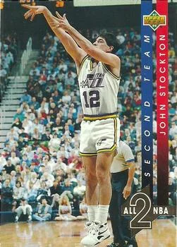 1993-94 Upper Deck John Stockton All-NBA #AN9 card image