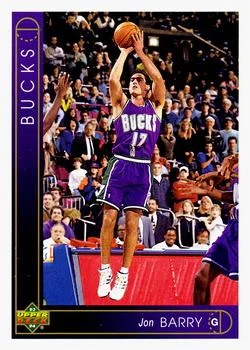 1993-94 Upper Deck Jon Barry Variant #319 card image