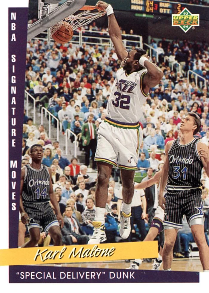 1993-94 Upper Deck Karl Malone SM Variant #249 card image
