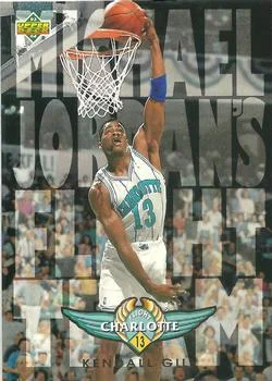 1993-94 Upper Deck Kendall Gill Michael Jordan's Flight Team #FT10 card image