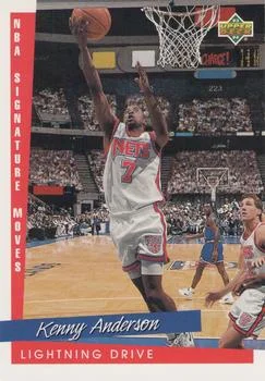 1993-94 Upper Deck Kenny Anderson SM Jumbos 3x5 #243 card image