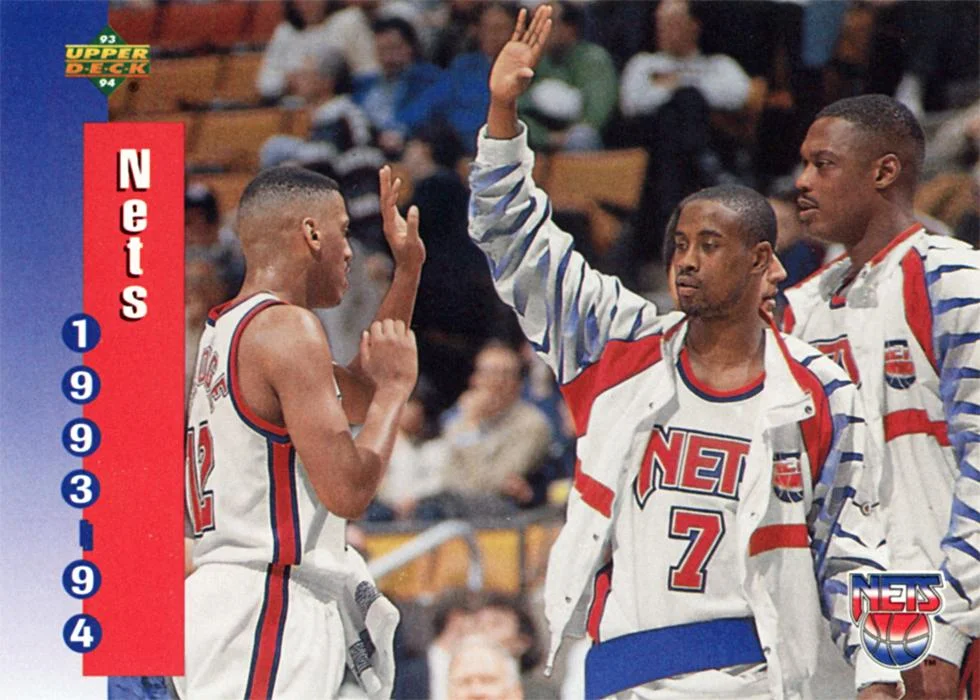1993-94 Upper Deck Kenny Anderson / Tate George Variant #226 card image