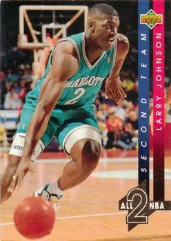 1993-94 Upper Deck Larry Johnson All-NBA #AN7 card image