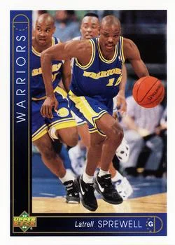 1993-94 Upper Deck Latrell Sprewell Variant #63 card image
