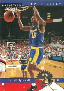 1993-94 Upper Deck Latrell Sprewell All-Rookie Team #AR8 card image