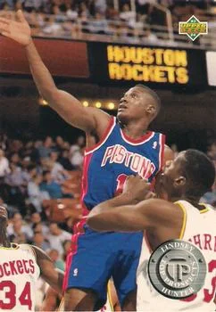 1993-94 Upper Deck Lindsey Hunter TP Jumbos 3x5 #492 card image