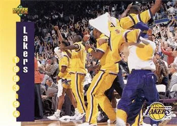 1993-94 Upper Deck Los Angeles Lakers TS Variant #222 card image