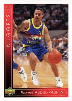 1993-94 Upper Deck Mahmoud Abdul-Rauf Variant #44 card image