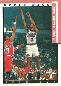 1993-94 Upper Deck Mahmoud Abdul-Rauf Team MVP #TM7 card image
