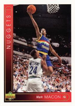 1993-94 Upper Deck Mark Macon Variant #62 card image