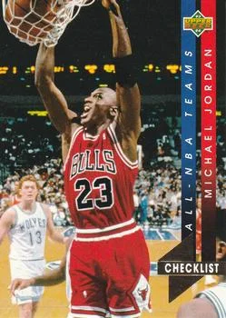 1993-94 Upper Deck Michael Jordan Checklist #AN15 card image
