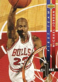 1993-94 Upper Deck Michael Jordan All-NBA #AN4 card image